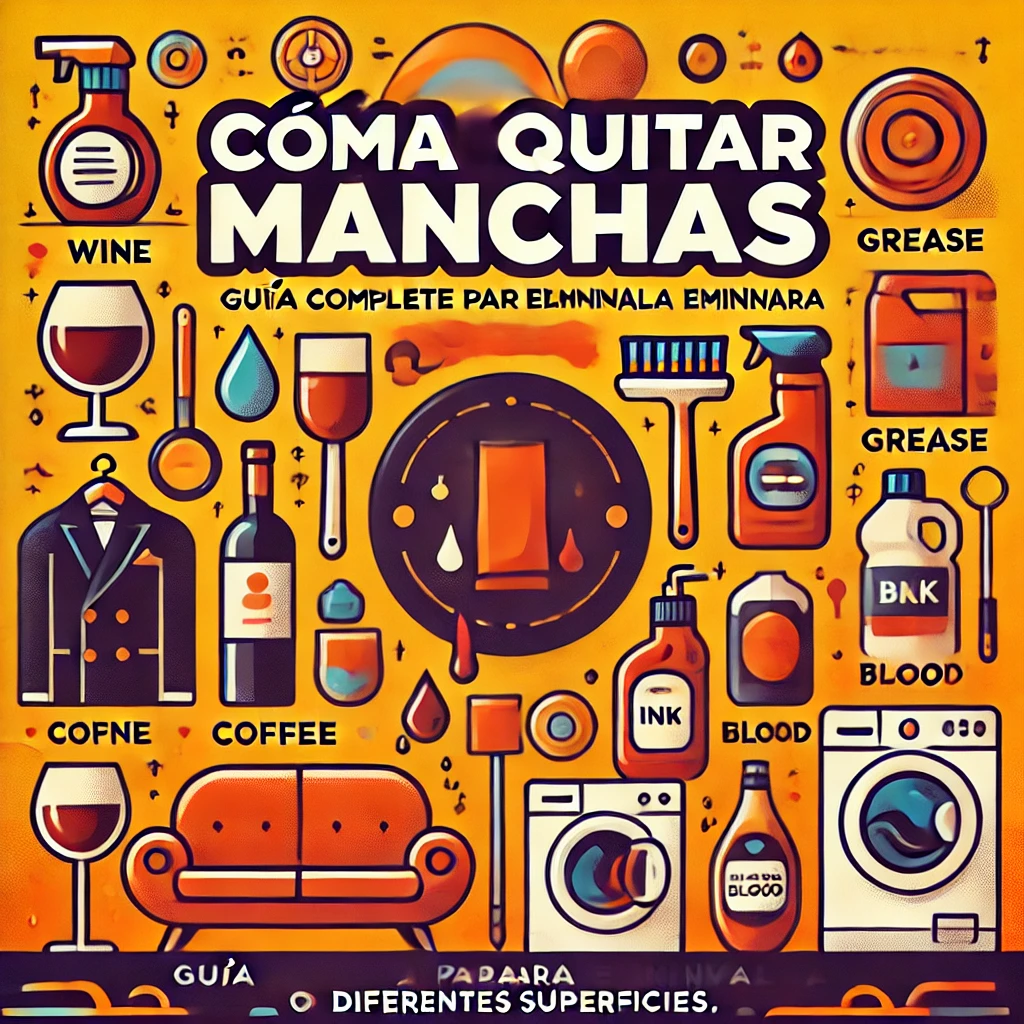 You are currently viewing Cómo quitar manchas: Guía completa para eliminarlas de diferentes superficies